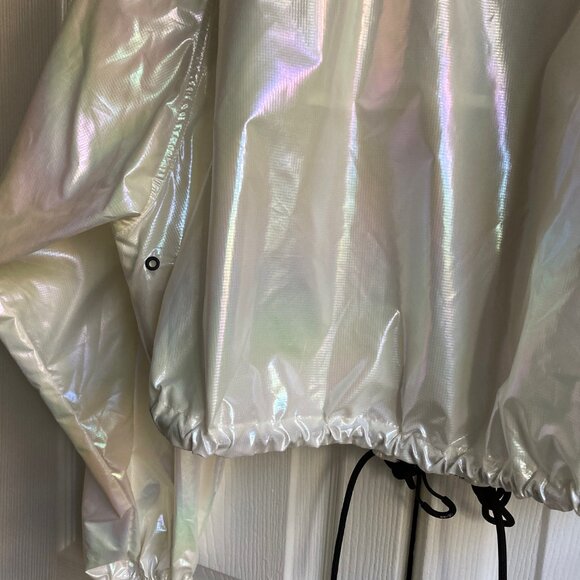 Iridescent tech crop jacket - Picture 11 of 14